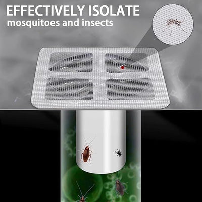 10 Pcs Disposable Bathroom Drain Cover Shower Mesh Sticker Catcher Drain Cover for Bathroom, Kitchen Sink Strainer, Sink Drainer Kitchen Essentials and Kitchen Accessories Items Mesh Strainer