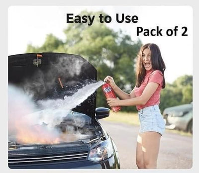 Car Fire Stop - Emergency Fire Response Spray 500ml Each (Pack of 2)