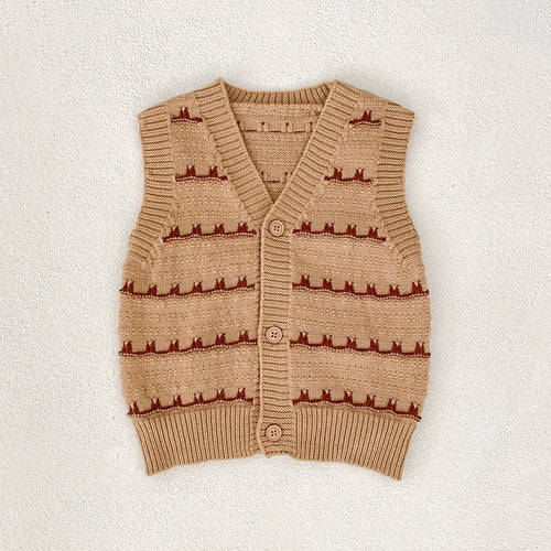 Autumn Arrival Baby Unisex Comfortable Striped Pattern Knitted